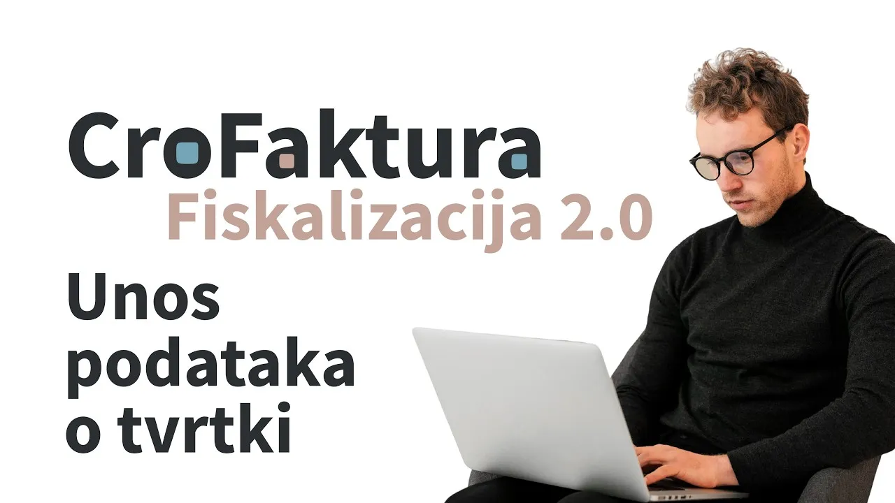 Naslovnica videa: Unos podataka o tvrtki